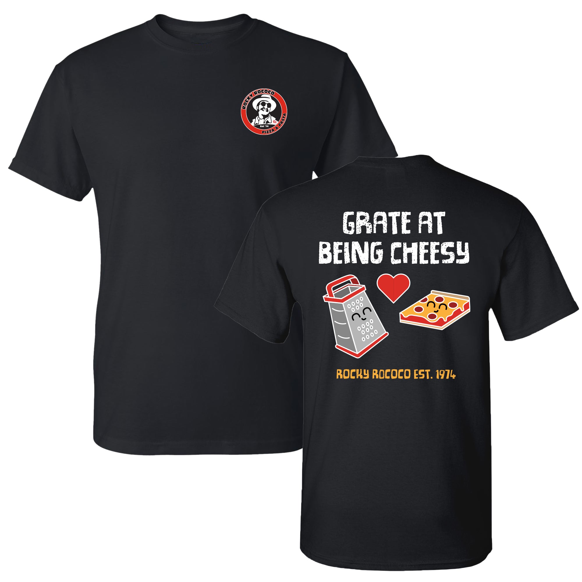 Grate at being cheesy - Black