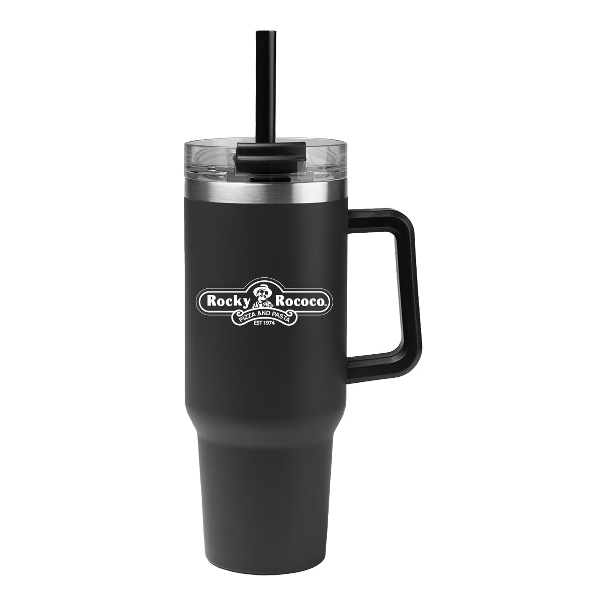 Rocky Rococo 40 oz Intrepid Stainless Steel Tumbler - Black